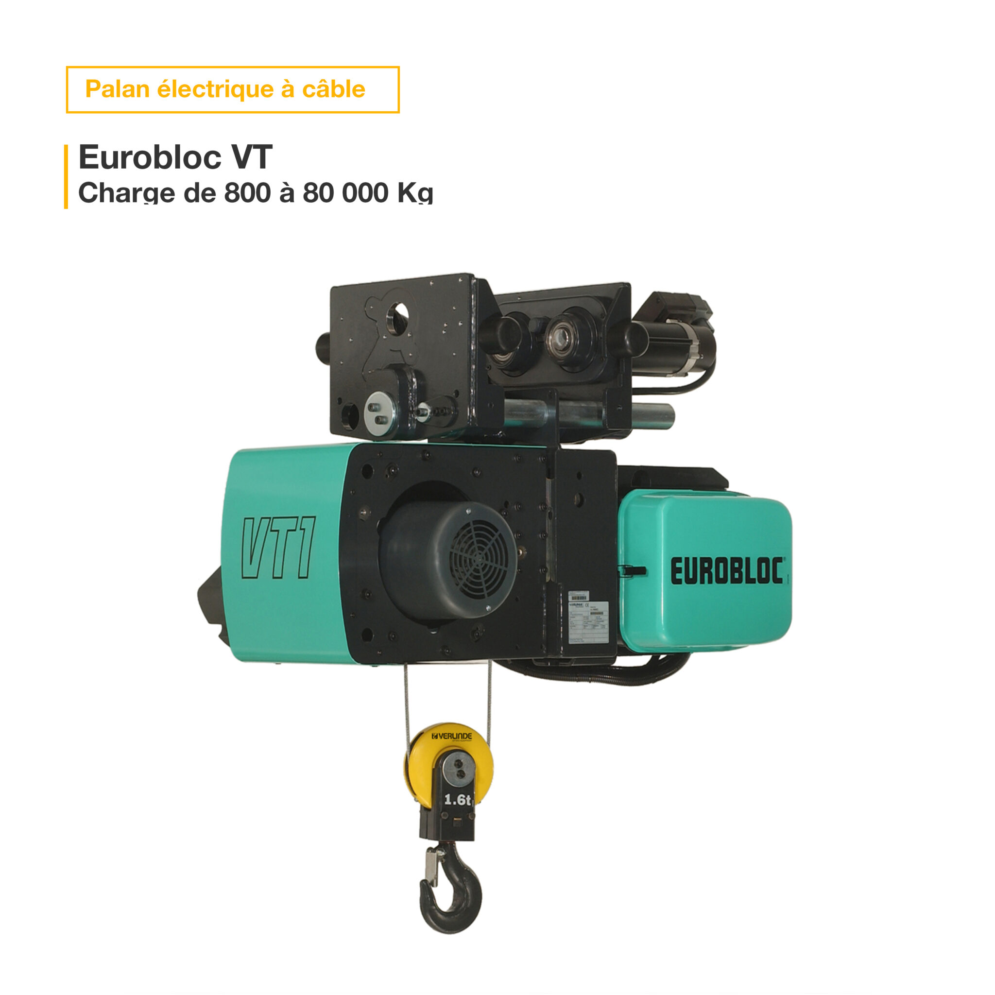 Palan à câble électrique Appareil de levage Sodileve