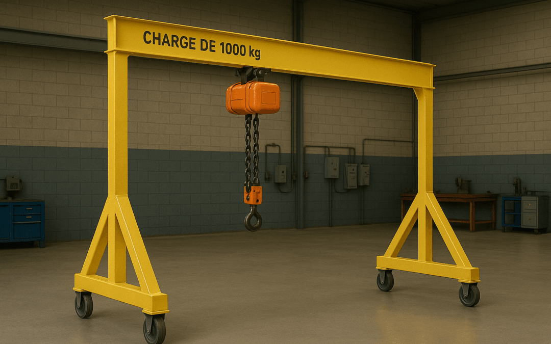 Portique de levage mobile : boostez votre efficacité avec cet équipement polyvalent