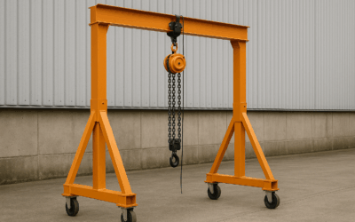 Portique de levage manuel ou motorisé : avantages et limites