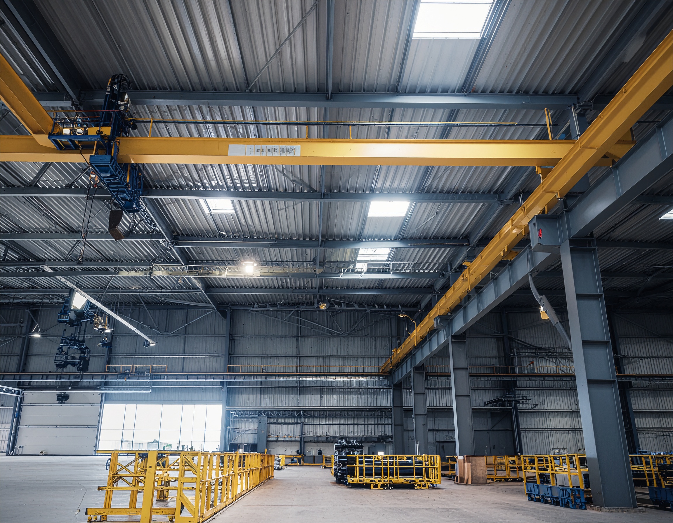 VGP pont roulant posé dans un environnement extérieur industrie sodileve