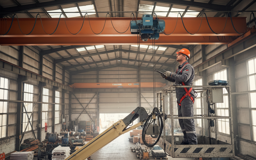 Maintenance préventive pont roulant : haute performance