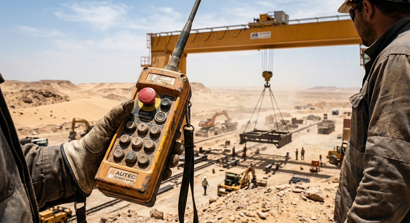 radiocommande boite à bouton de pont roulant, Dans un environnement extrême sodileve